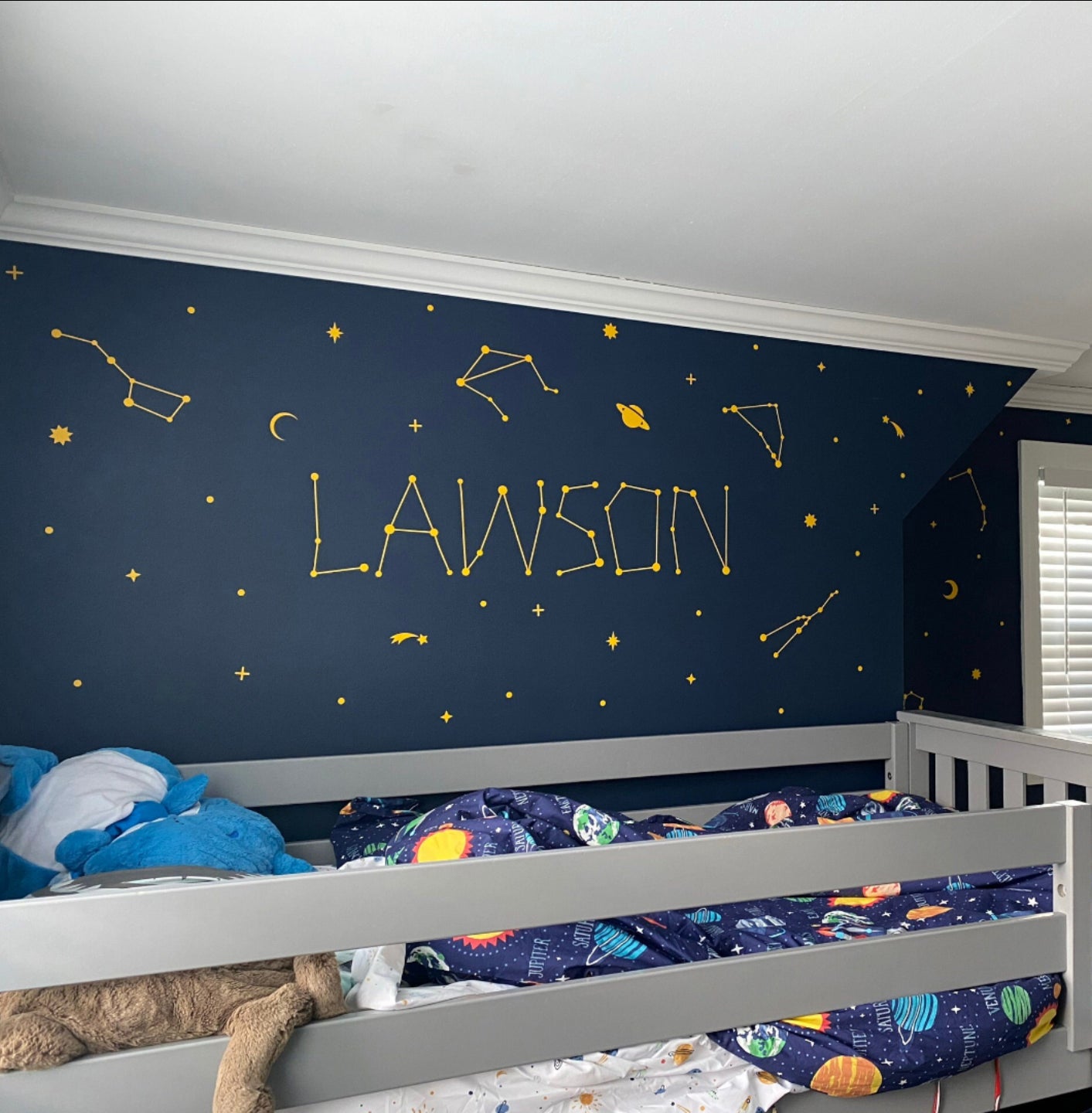 Space Custom Name Wall Decals & Constellation