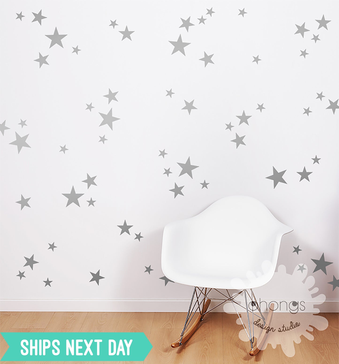 Star wall decals 3 sizes