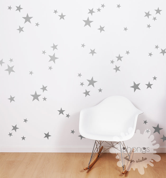 Star wall decals 3 sizes